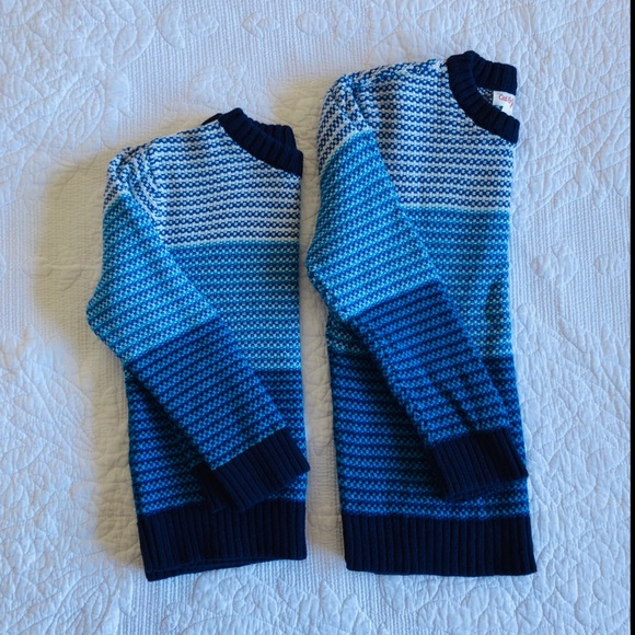 EUC Cat and Jack 4T/5T Striped Toddler Sweater - Picture 2 of 4